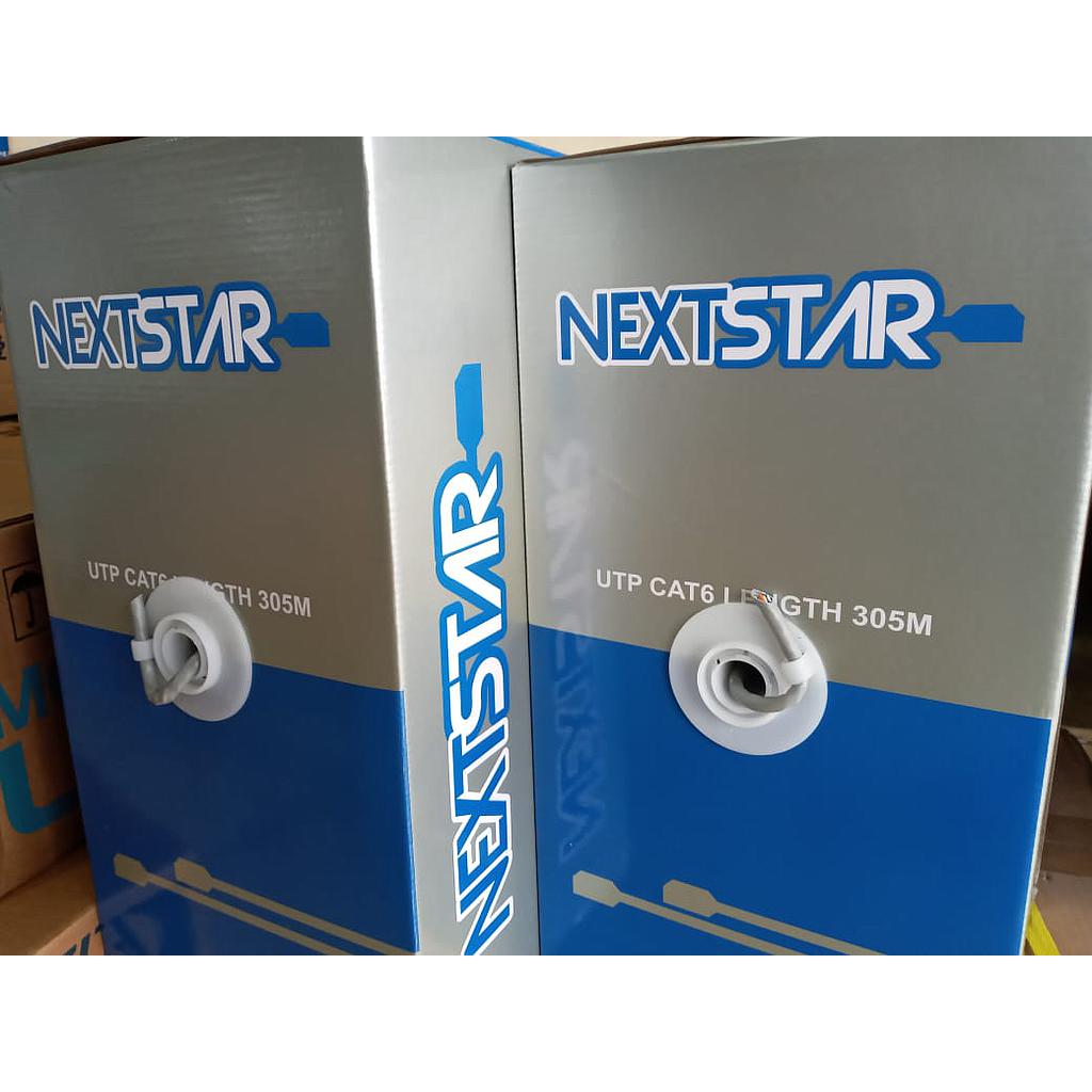 Bobina de Cable de Red NextStar UTP CAT6 Interior