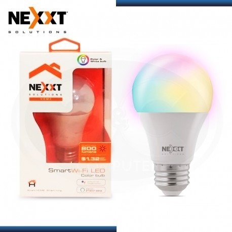 Bombilla Inteligente Wi-Fi RGB NEXXT Home
