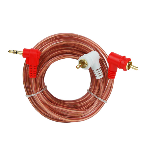 Cable de Audio AudioPipe 3.5&quot; a 2 RCA 3.65 Metros 12'