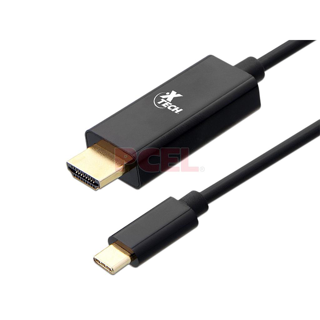 Cable X-Tech XTC-545 Tipo C a HDMI 6 Pies