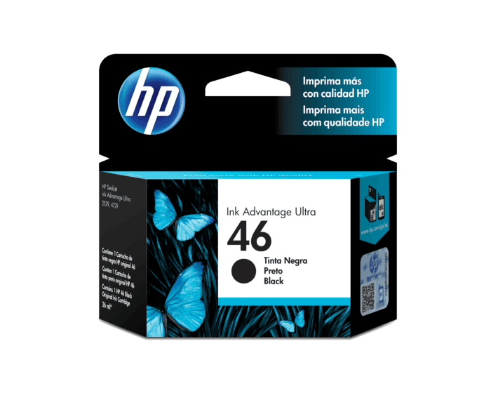 Cartucho HP 46 Negro Original