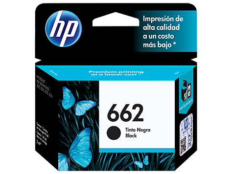 Cartucho HP 662 Negro Original