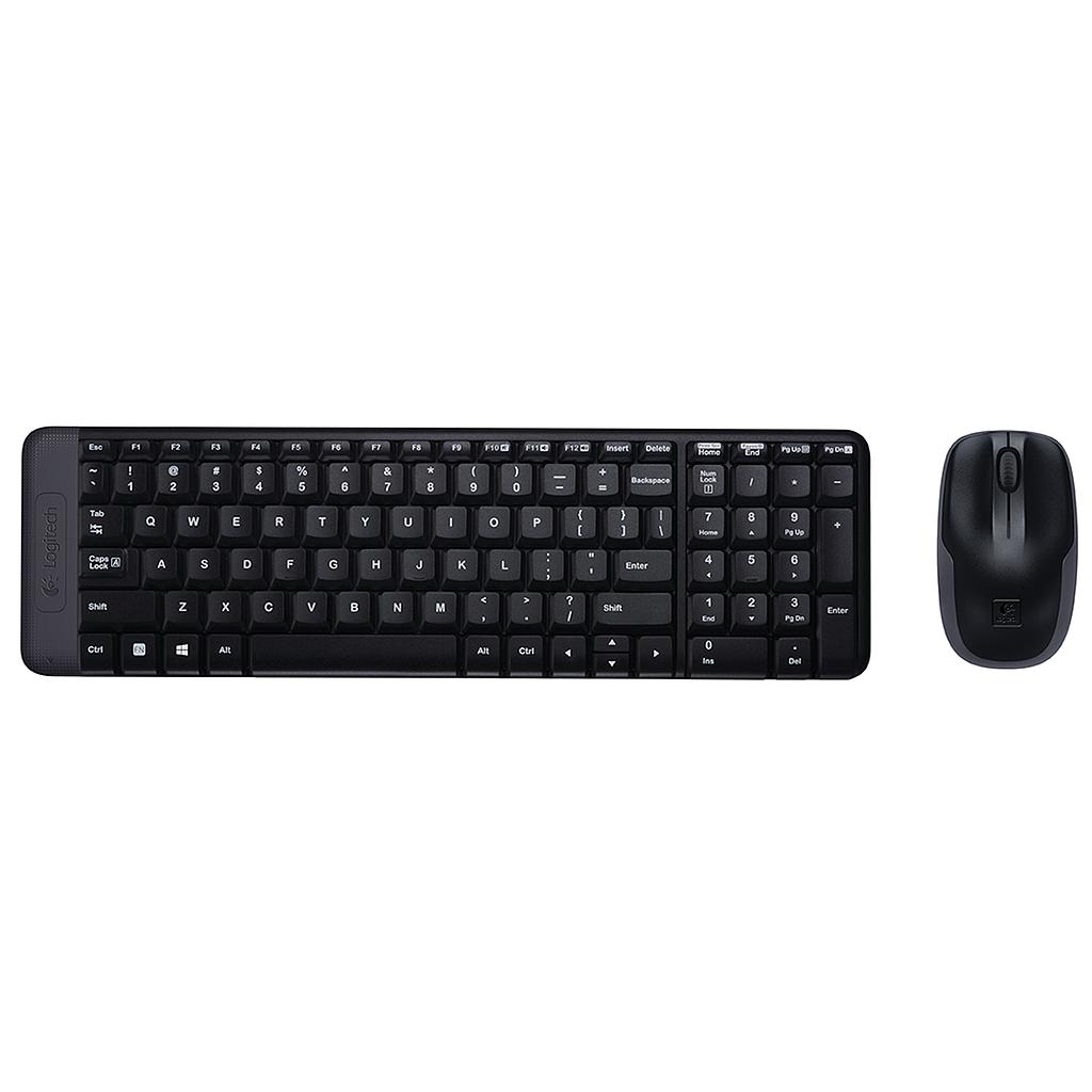 Combo LogiTech MK220 Teclado y Mouse Inalámbrico