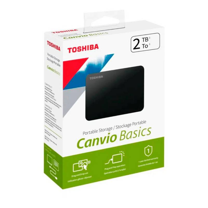Disco Duro Externo TOSHIBA 2TB  Canvio Basic