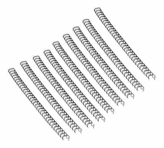 Espiral Metal 3/8 PQT45 75HJS Negro