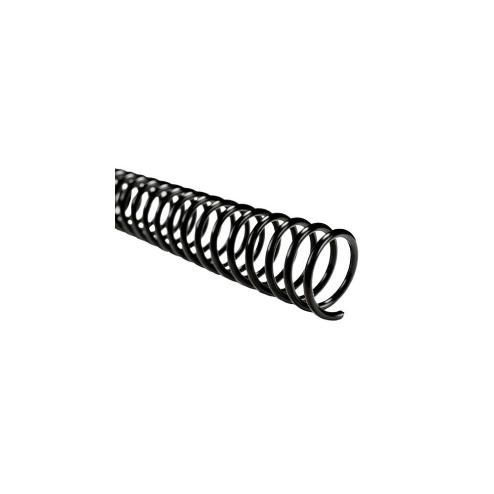 Espiral Plástico 3:1 10MM PQT90 80HJS Negro