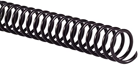 Espiral Plástico 4:1 12MM PQT100 100HJS Negro