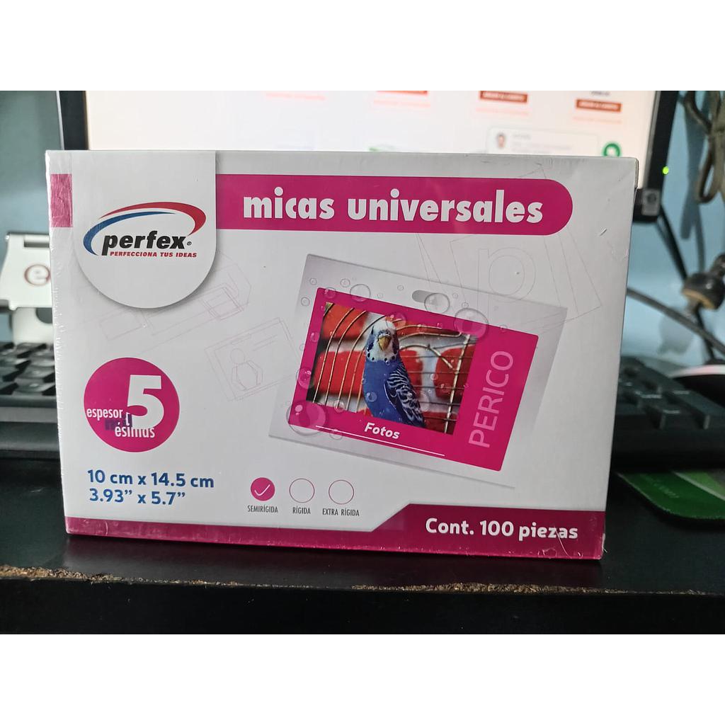 Micas 10x14.5CM 5ML PERFEX PQT100 Revisión