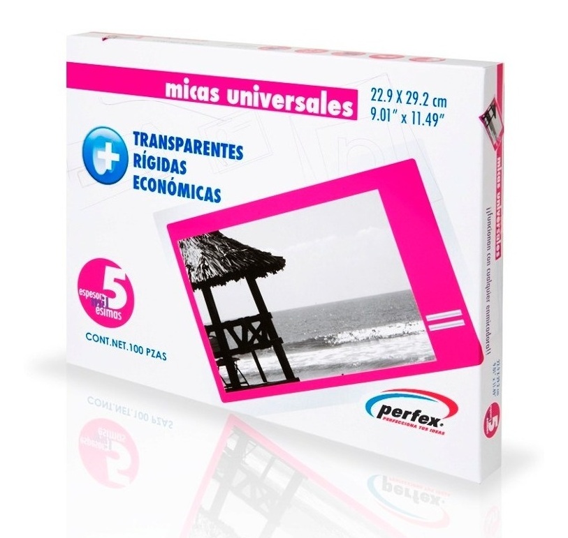 Micas Doble Carta 5ML PQT100 30.5X47.5CM