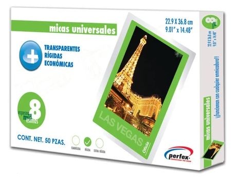 Micas Tamaño Oficio 8ML PQT50