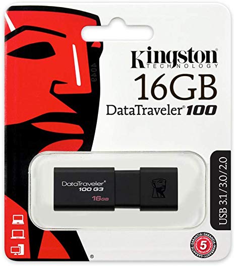Memoria USB KINGSTON 16GB 3.0 DT100