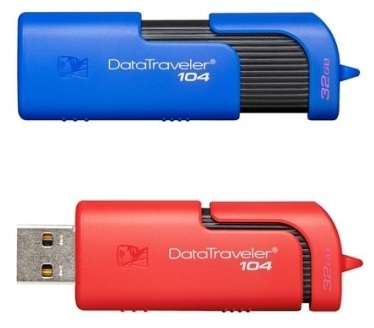 Memoria USB Kingston de 32 GB, azul