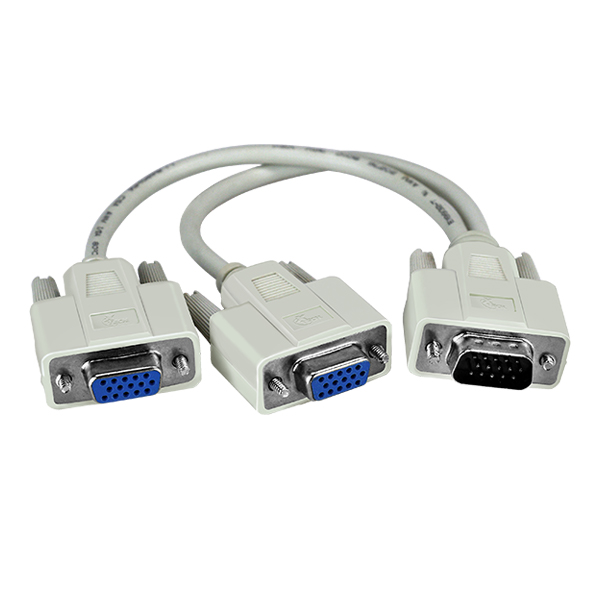 Splitter VGA 1 Macho a 2 Hembras X-Tech XTC-325