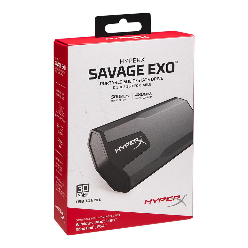 SSD Externo 480GB HyperX SAVAGE EXO