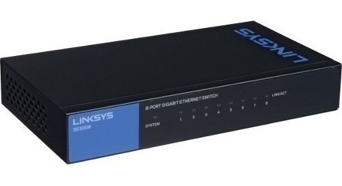 Switch Linksys Gigabit SE3008 8 Puertos 10/100/1000