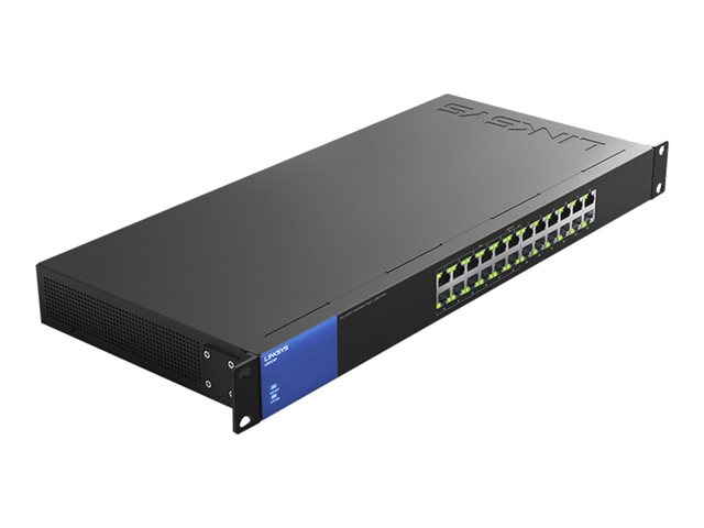 Switch Linksys Business LGS124P 24 Puertos Gigabit montaje en rack