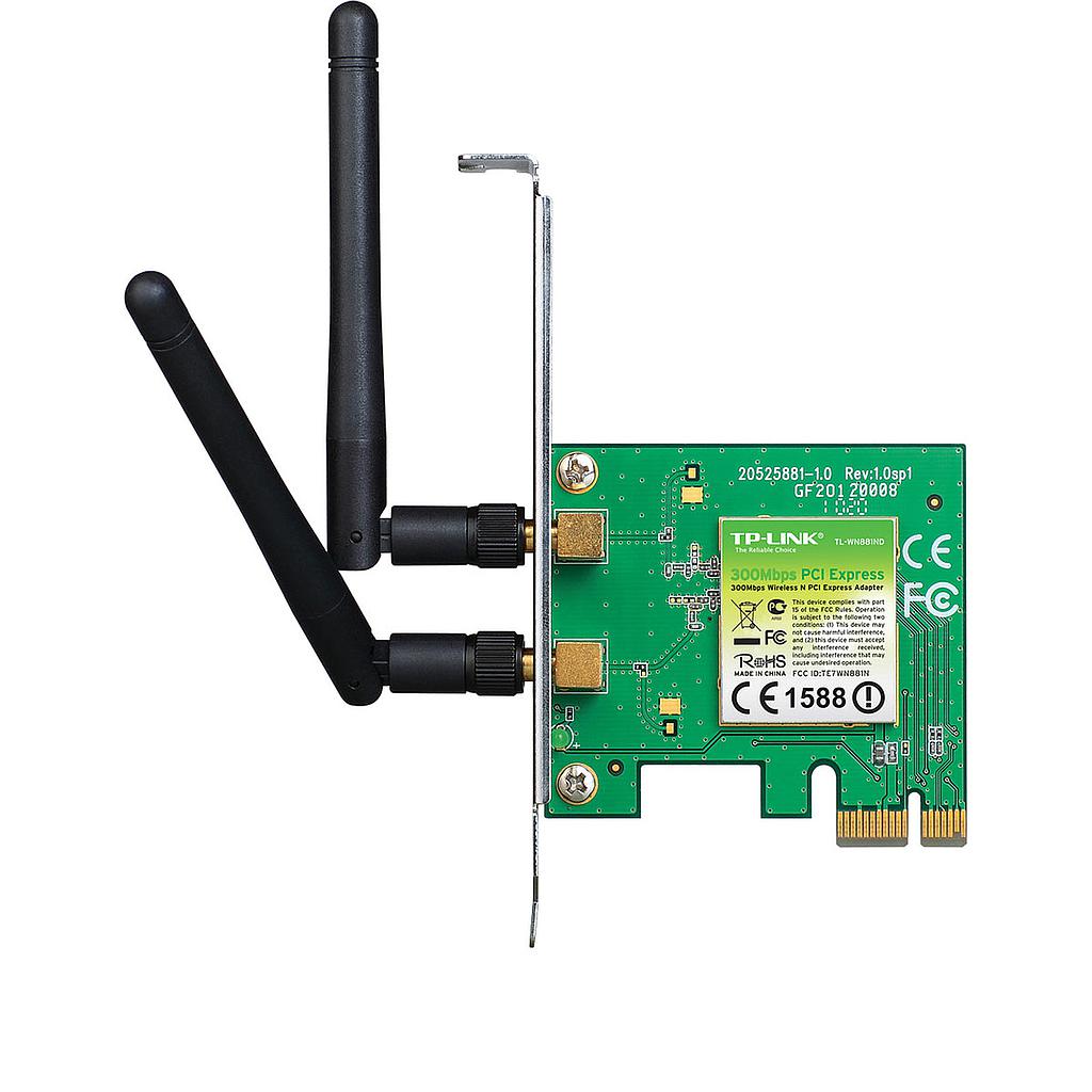 Tarjeta de RED Tp-Link Inalámbrica Wi-Fi 300Mbps TL-WN881ND