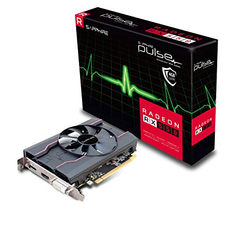 Tarjeta de Video SAPPHIRE RX-550 AMD 4GB DVI/HDMI/VGA