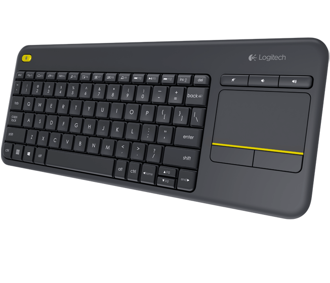 Teclado LogiTech con Touchpad K400Plus Español Inalámbrico