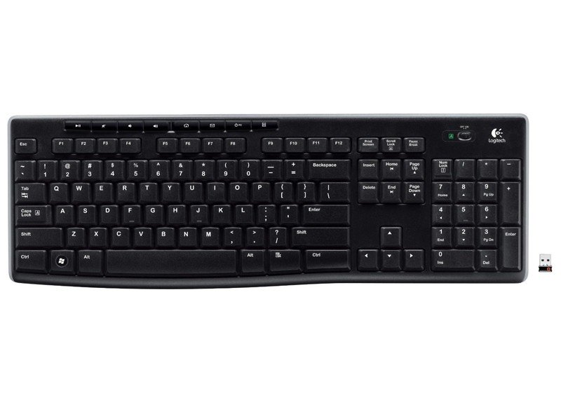 Teclado LogiTech Inalámbrico Multimedia K270 Español