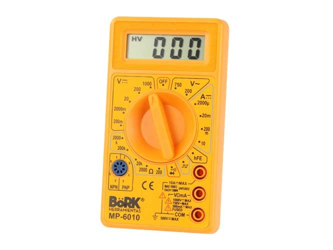 Tester Digital BORK con Pantalla LCD