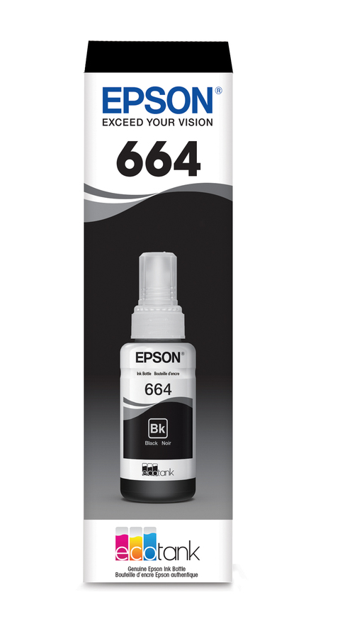 Tinta EPSON 664 Negro 70ml