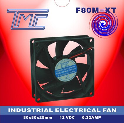 Ventilador TMC 80mm 12V 7 Aspas