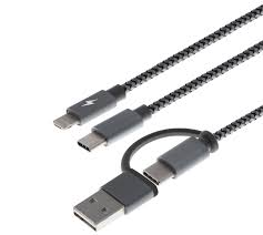 Cable para Carga 5 en 1 X-Tech / Lightning / Tipo C / Micro usb