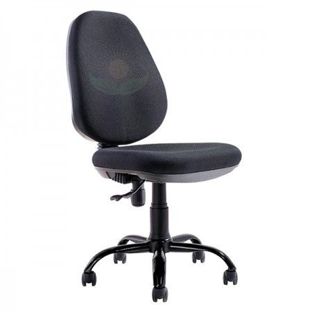 Silla Secretarial Sin Brazos Negro