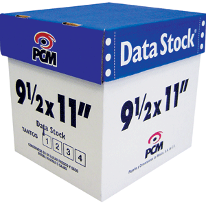 Caja de Papel Continuo Data Stock 9.5x11&quot; 1500 Juegos