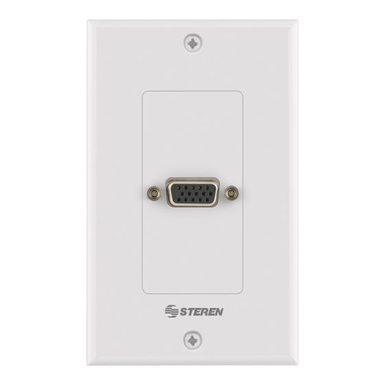 Placa de pared con unión VGA 