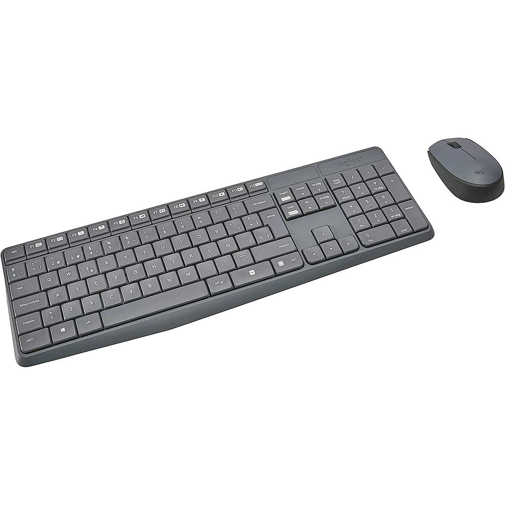 Combo LogiTech MK235 Teclado y Mouse Inalámbrico