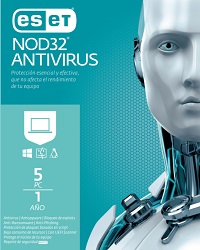 Antivirus ESET NOD 32 5PC 1 Año