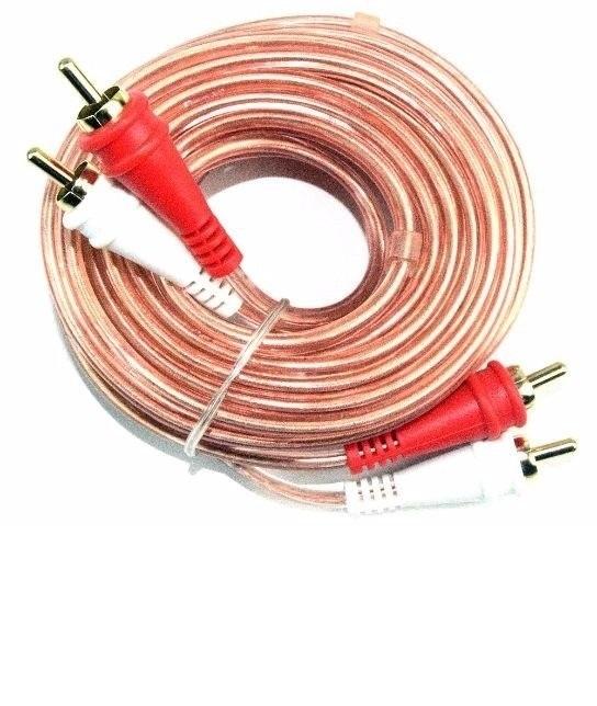 Cable de Audio AudioPipe RCA a RCA 4.5 Metros 15&quot;