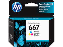 Cartucho HP 667 Tri-Color Original