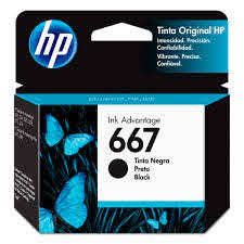 Cartucho HP 667 Negro Original