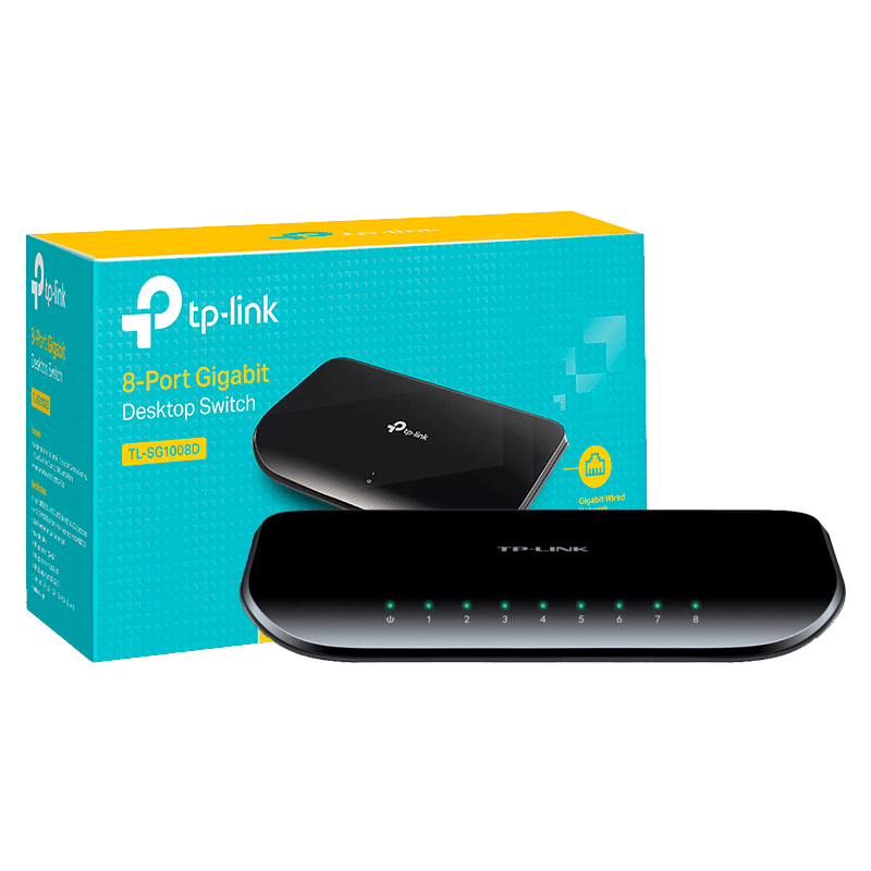TP-LINK SWITCH GIGABIT 8 Puertos 10/100/1000
