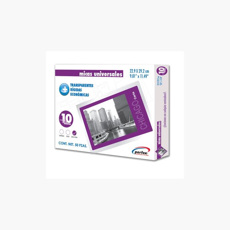 Micas Tamaño Oficio 10ML PQT50