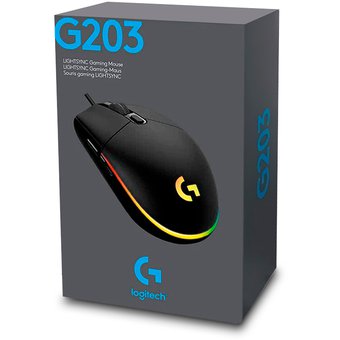 Mouse Gaming Logitech G203 LIGHTSYNC RGB lighting 8000DPI