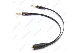 Adaptador 3.5mm Plu 1 Hembra a 2 Machos
