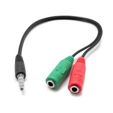 Adaptador 3.5 mm 2 Hembra a 1 Macho