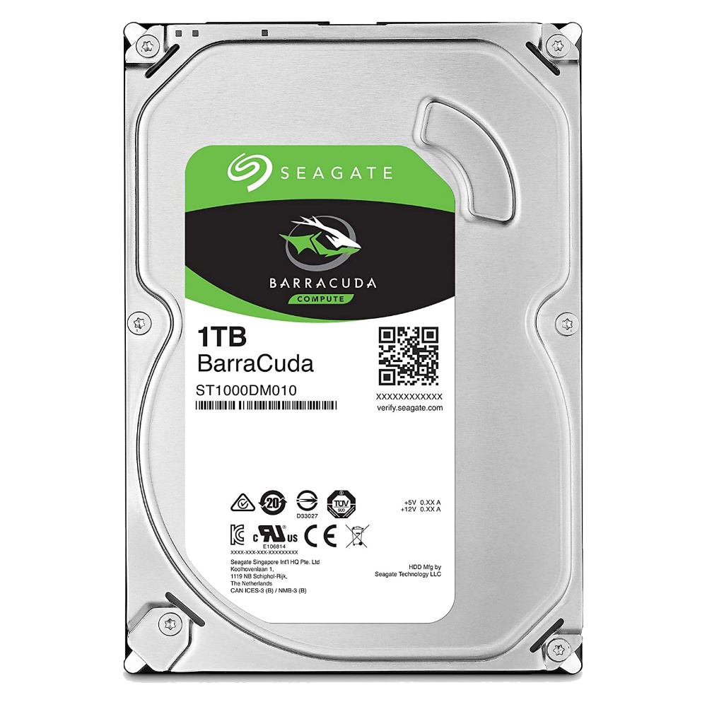 Disco Duro Interno SEAGATE Barracuda 1TB 3.5" 7200RPM
