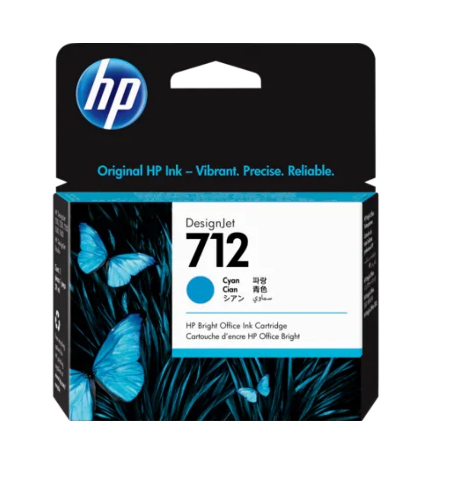 Cartucho HP 712 Cian 29ml