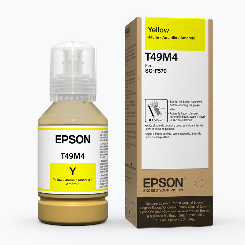 Tinta Epson Amarillo T49M Sublimación F170