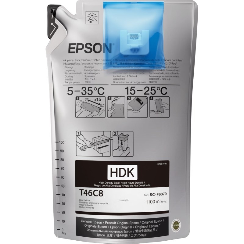 Bolsa de Tinta EPSON Negra para F6370