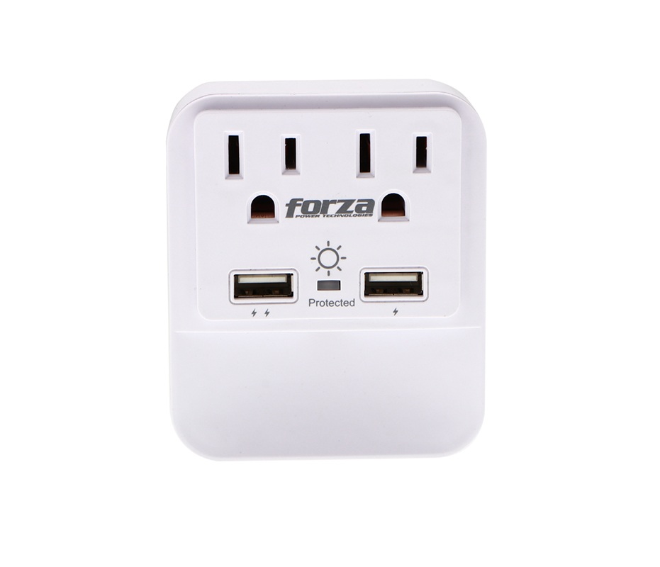 Tomacorriente FORZA 110v 2 USB
