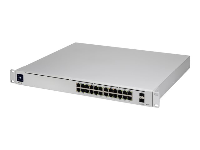 Switch Ubiquiti UniFi 24 Puertos 10/100/1000Mbps PoE++ para Rack