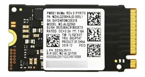 SSD M.2 256GB 2242 PCIe NVMe BULK