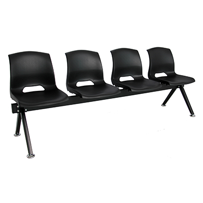 BATERIA DE 4 PUESTOS NEGRO DC-3244