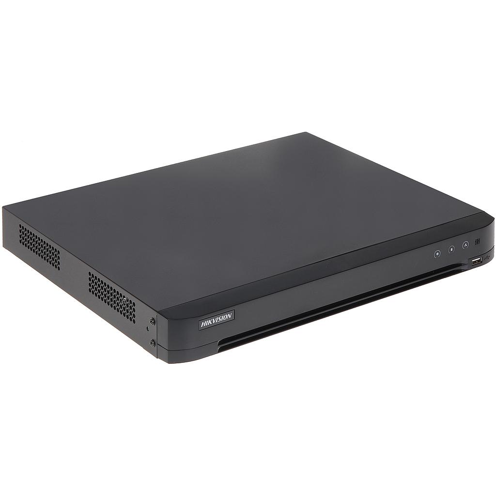 DVR HIKVISION 16 Canales 3K/5MP c/Audio / IA / Metal